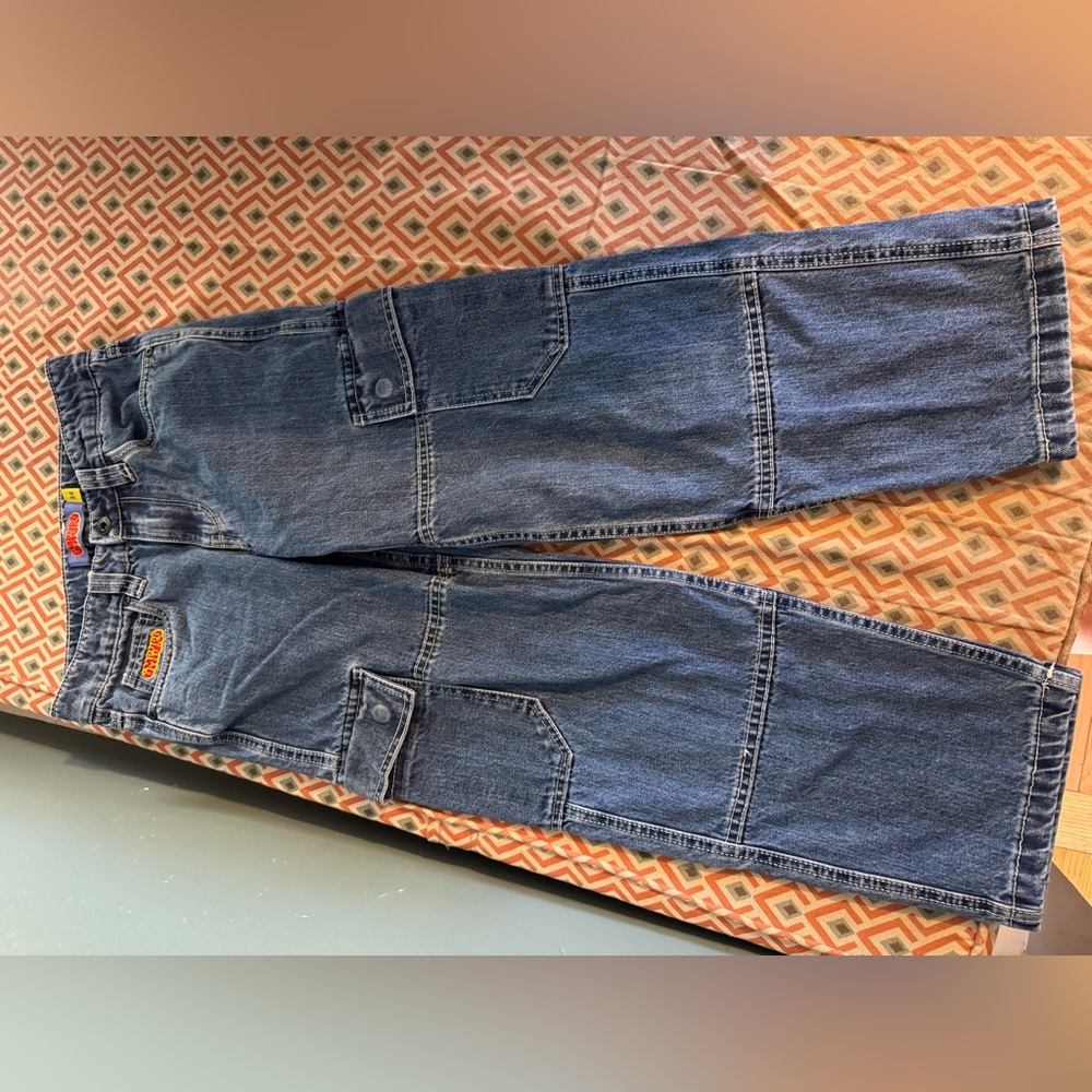 Boys wide leg Blue Denim Jeans